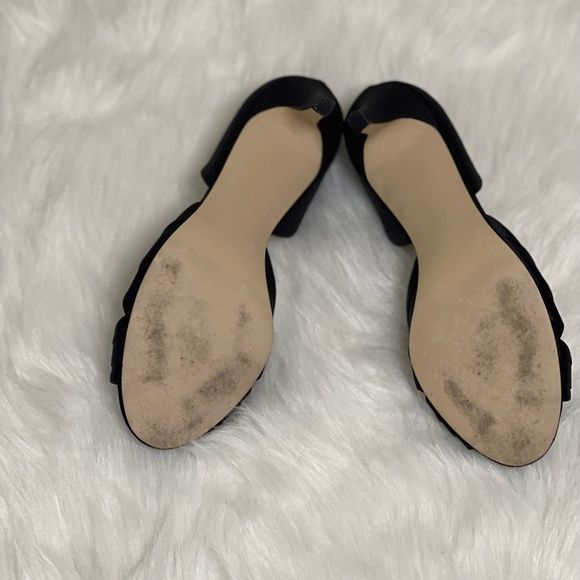 Caparros Black Rhinestone Heels 6 1/2 - Picture 5 of 12